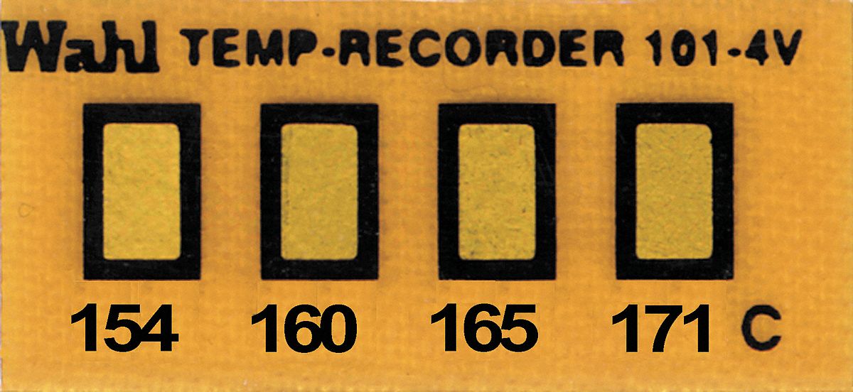 Non-Rev Temp Indicator, Kapton, PK10