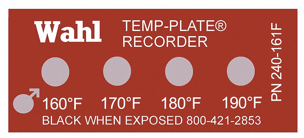 Non-Rev Temp Indicator, Mylar, PK10