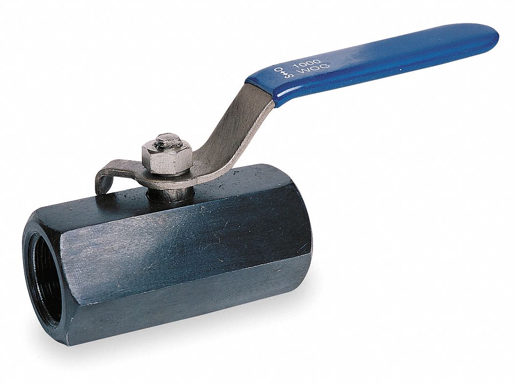 Ball Valve, 1 In, FNPT, Carbon Steel