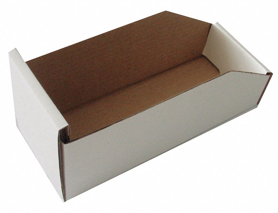 Corrugated Bin, W 2-1/4, D 11, 100 Lb