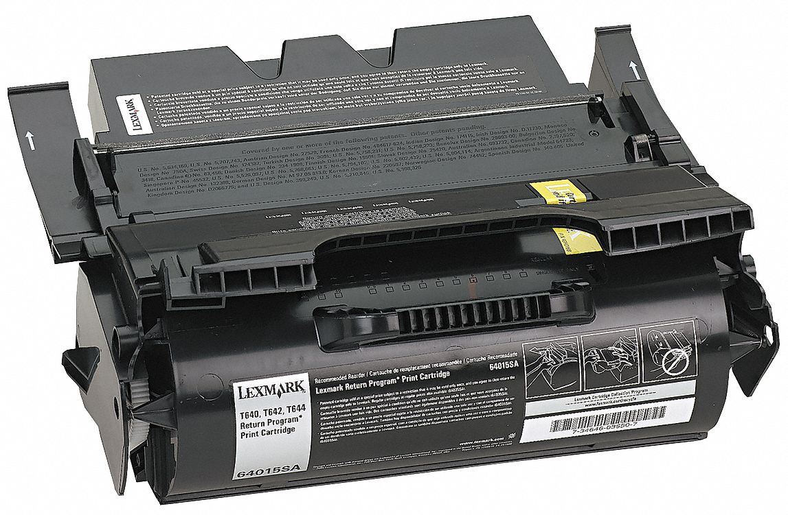 Toner, Lexmark, T640, Blk