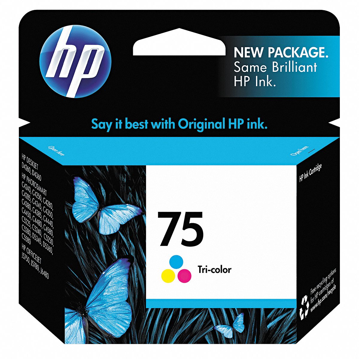 Ink Cart, HP, Desk, Office, Photo, Tricolor