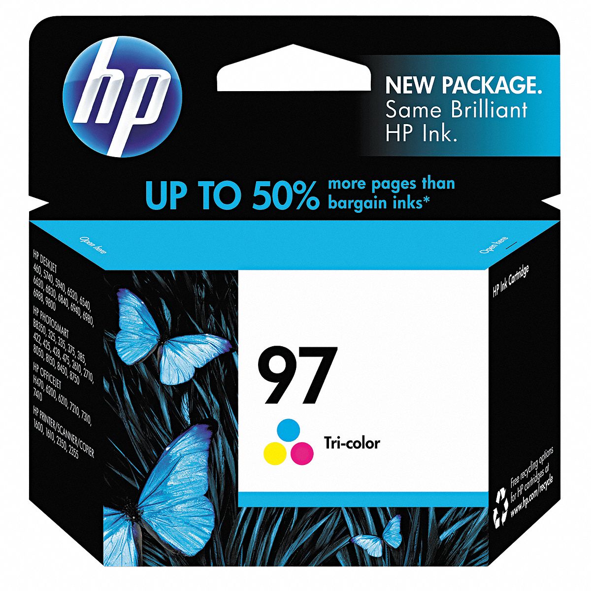 Ink Cart, HP, Desk, Office, Tricolor
