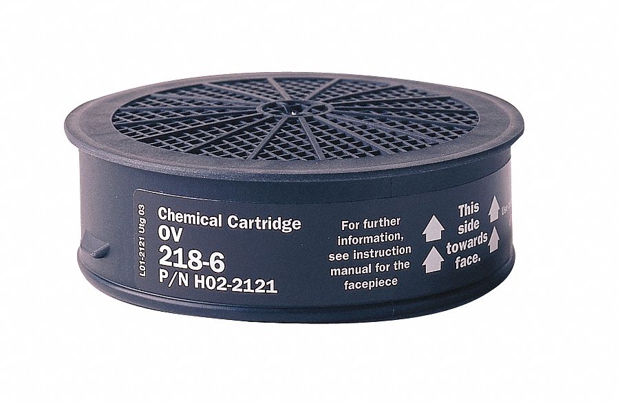 Chemical Cartridge, Black/Black, PK 4
