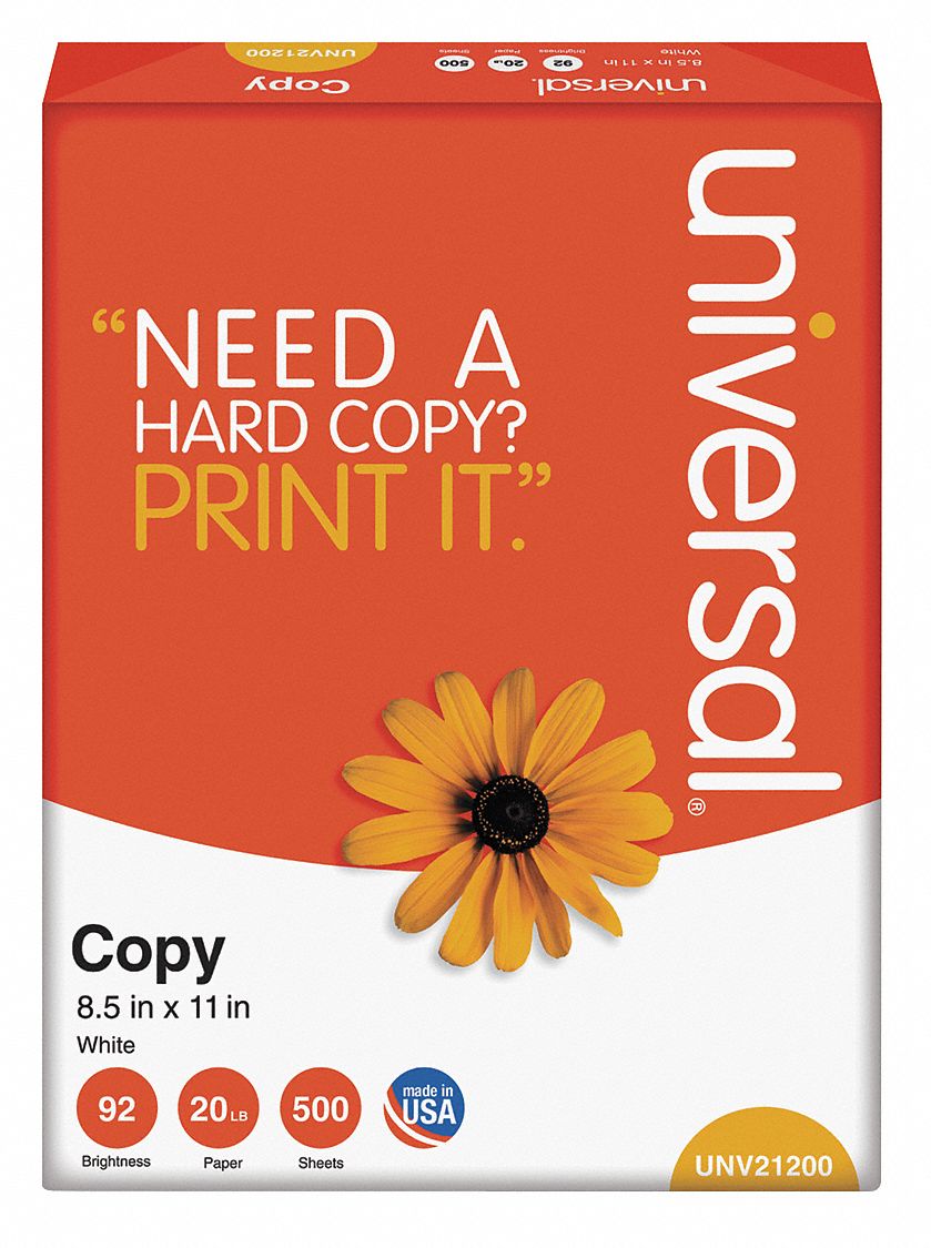 Paper, Letter, White, 20Lb, PK5000
