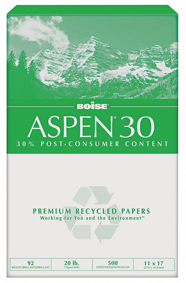 Paper, 30 Rcyld, Ldg, Wht, 20Lb, PK2500