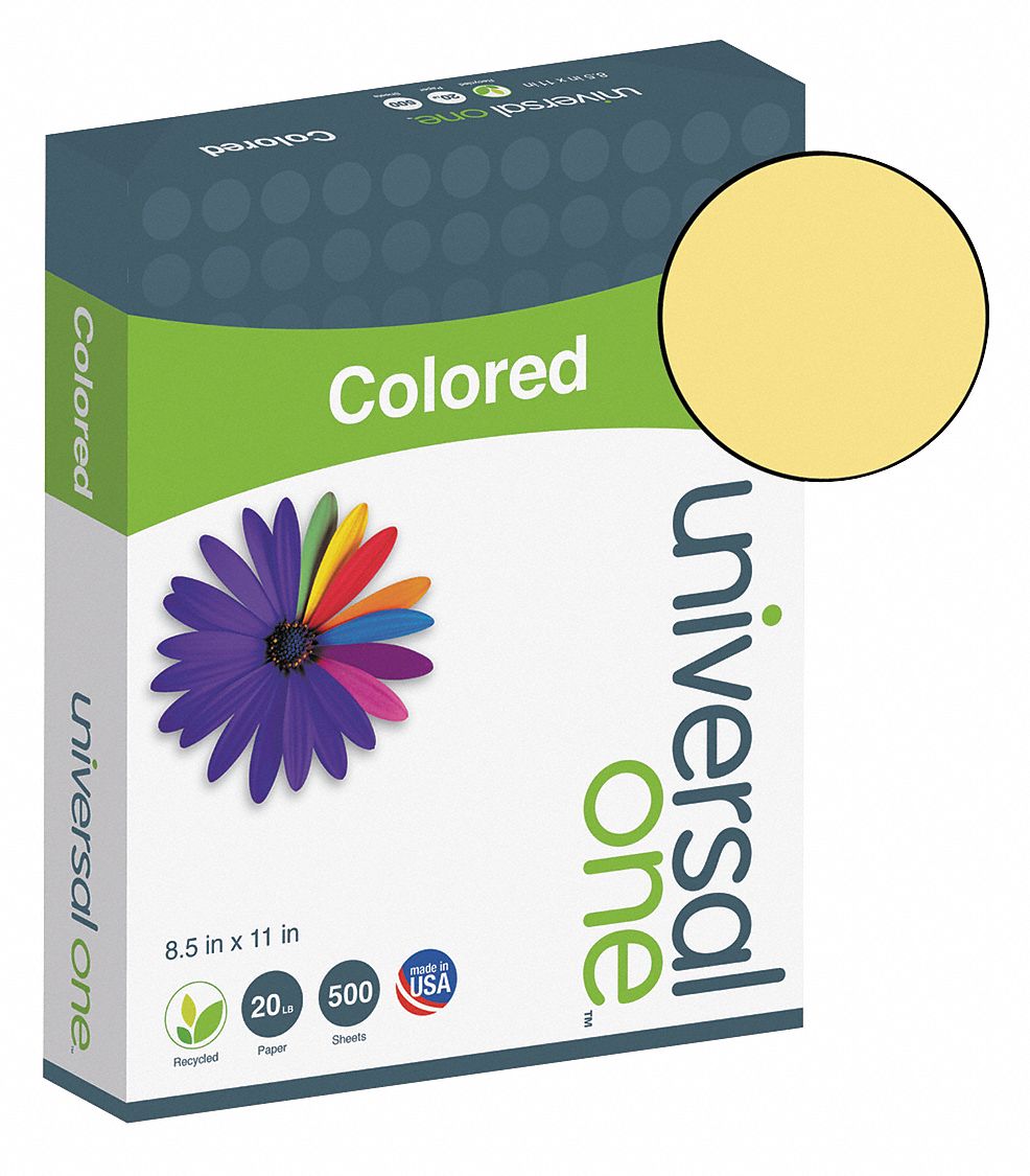 Paper, Ltr, Pastel Assort, 20Lb, PK500