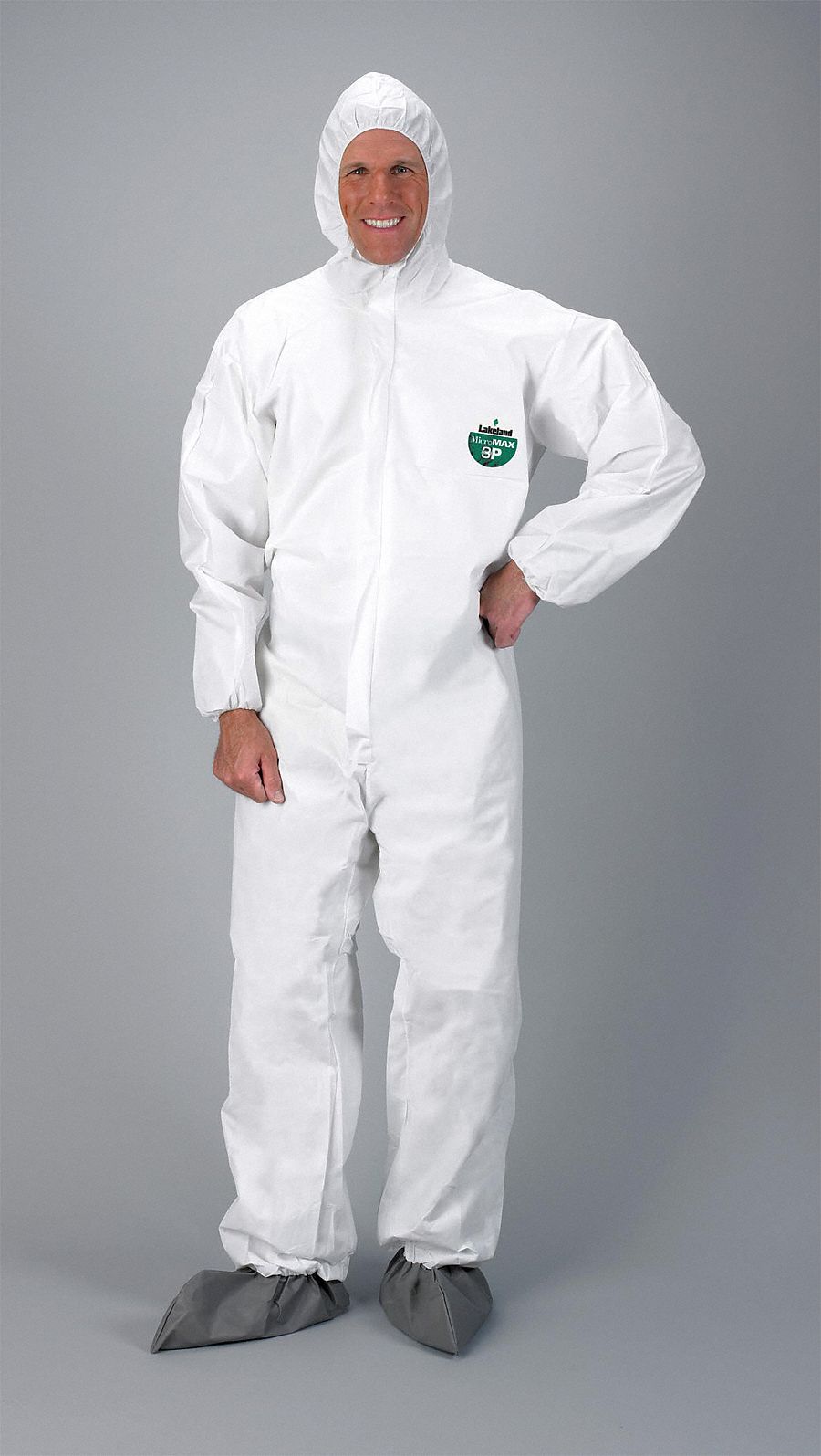 Hooded MicroMax(R) 3P, White, Boots, XL