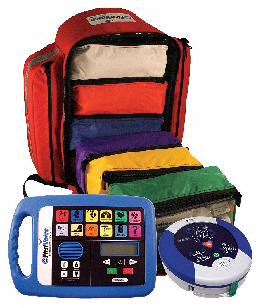 Backpack, 100 Person, OSHA, First Aid AED