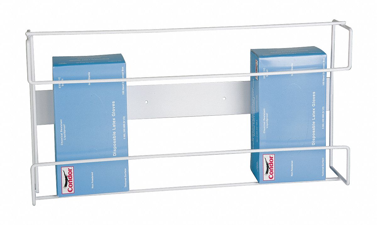 Glove Dispenser, Steel, 4 Boxes