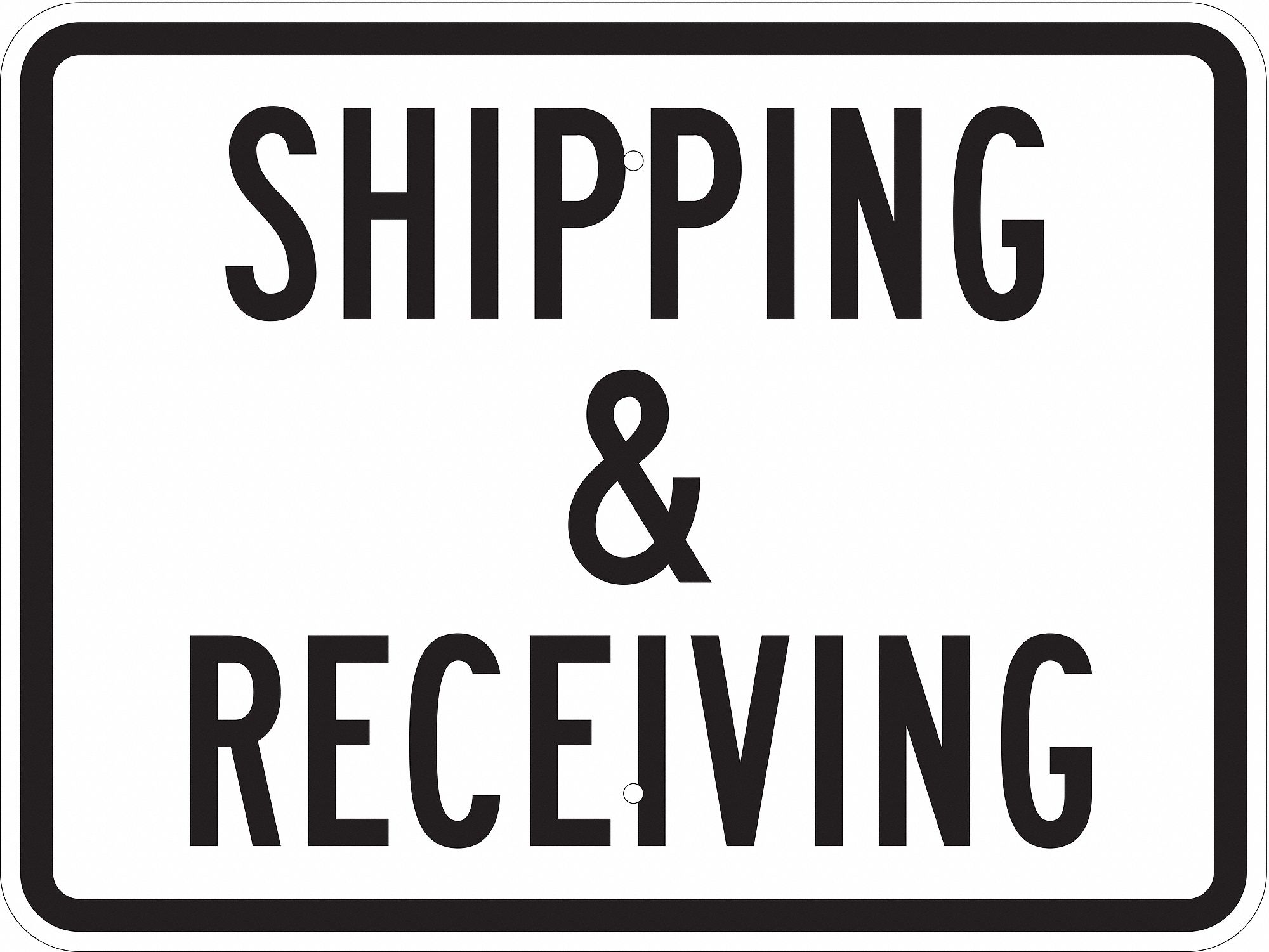 Parking Sign, 18 x 24In, BK/WHT, ENGR GR AL