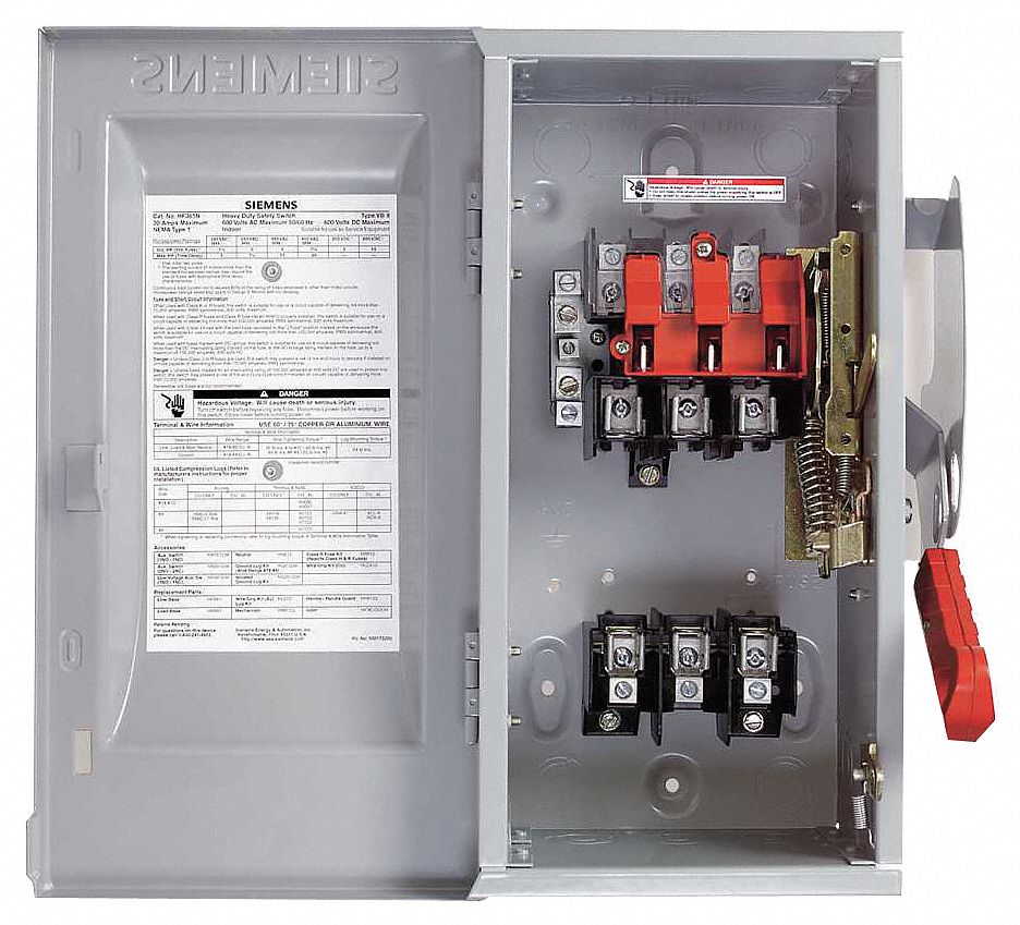 Safety Switch, NEMA 1, 3W, 3P, 8x11x18.5