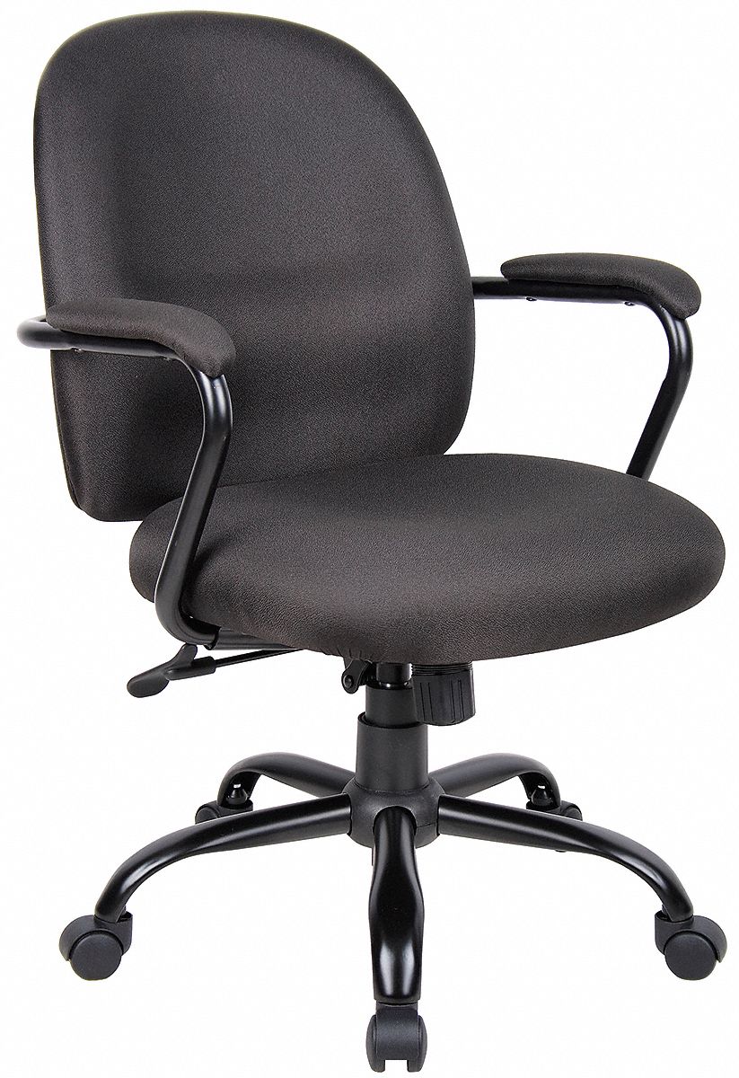 Executive Chair, Fabric, Black