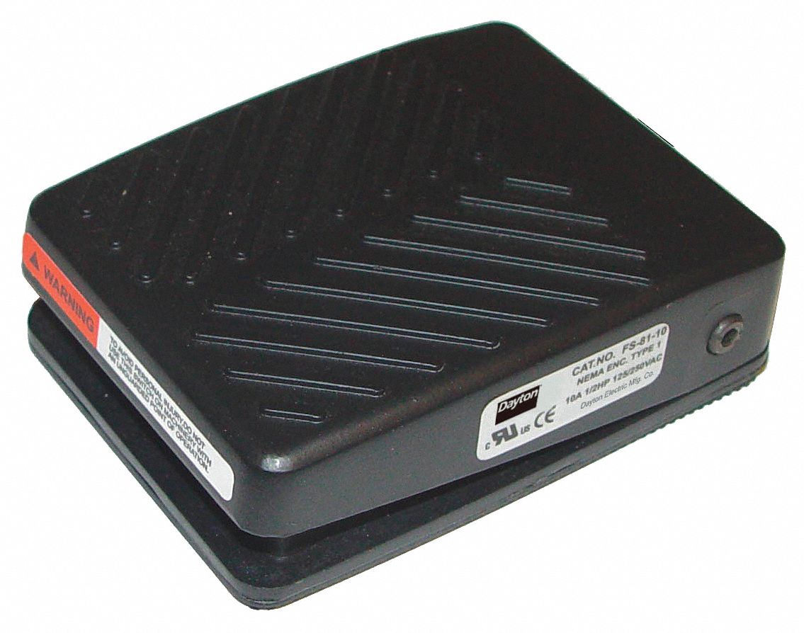 Light Duty Foot Switch, Momentary Action