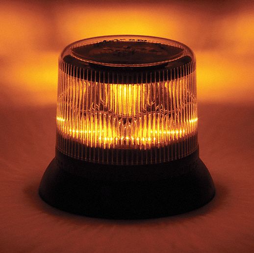 Dual Level Strobe, Amber, Permanent, LED