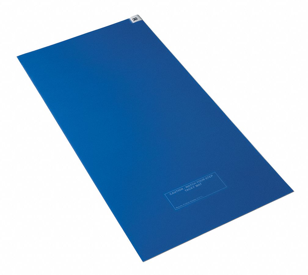 Tacky Mat, Blue, 24 x 36 In, PK4