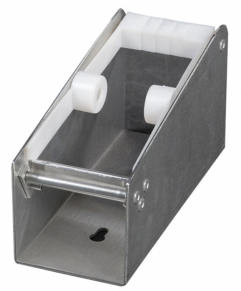 Label Dispenser, Metal, Silver