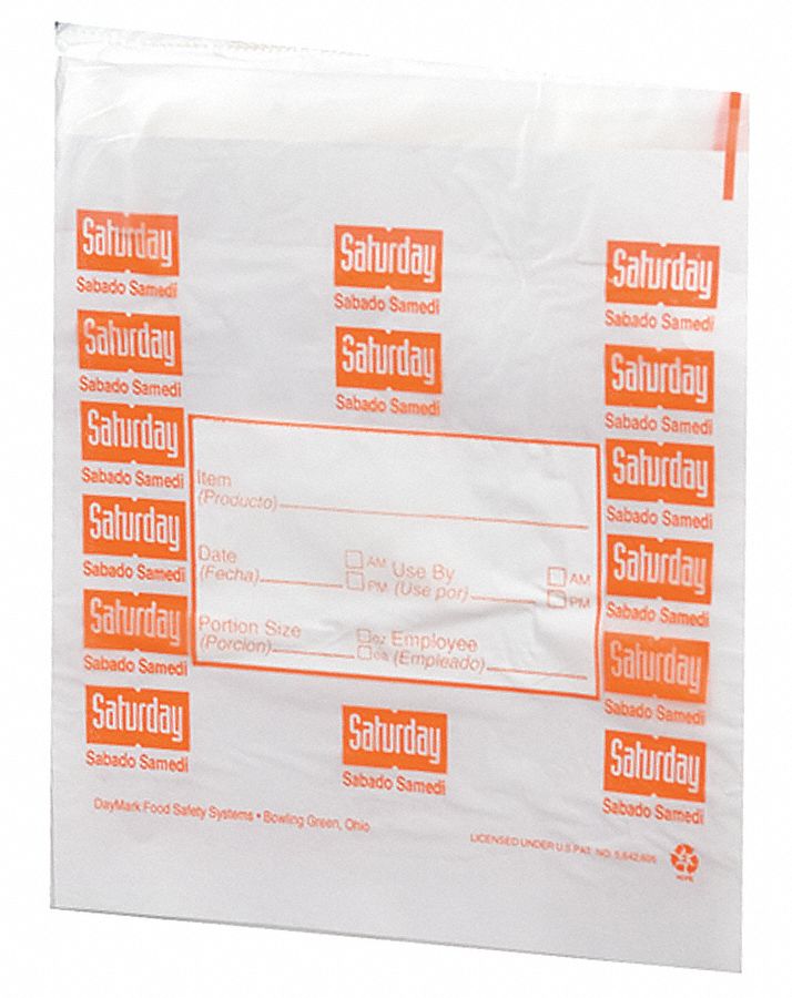 Day Portion Bag, 7 x 6-1/2, Pk 2000