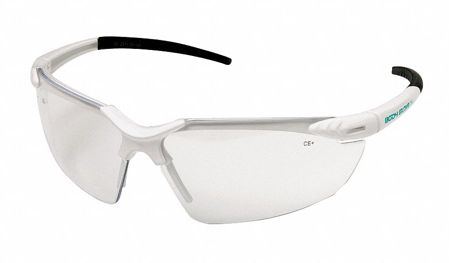 Safety Glasses, Clear, Scratch-Resistant