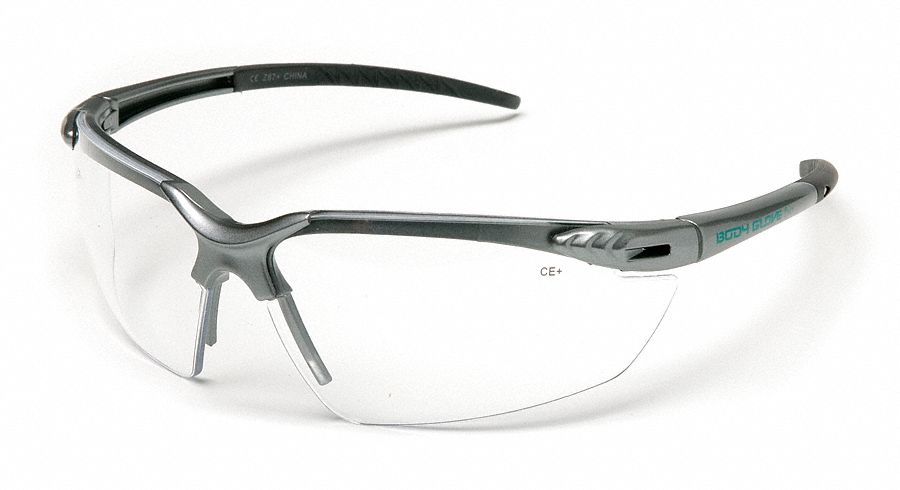 Safety Glasses, Clear, Scratch-Resistant