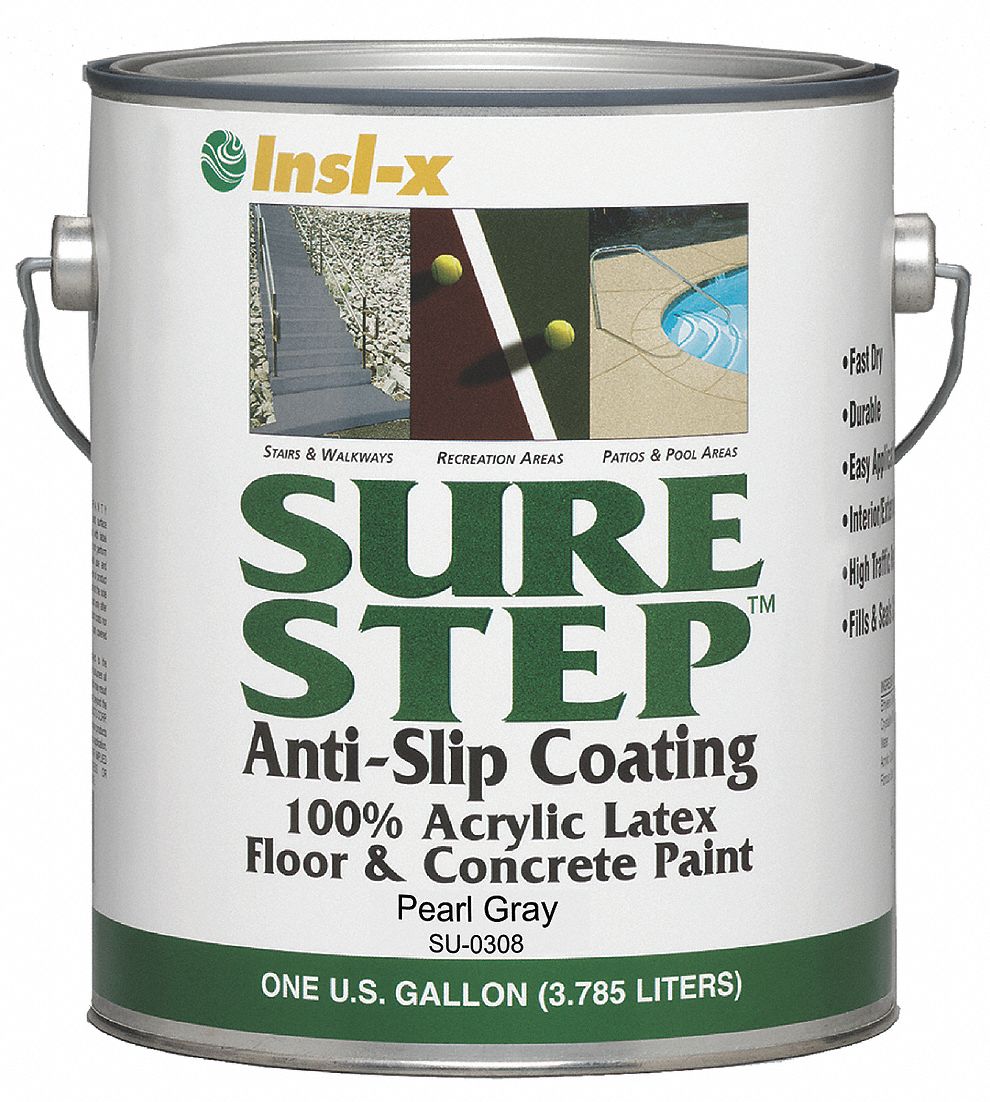 Anti-Slip Coating, Gray Pearl, 1 gal.