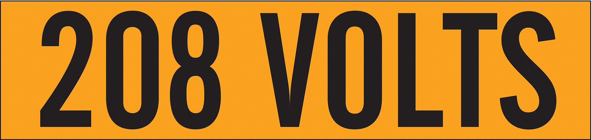 Voltage Card, 1 Marker, 208 Volts