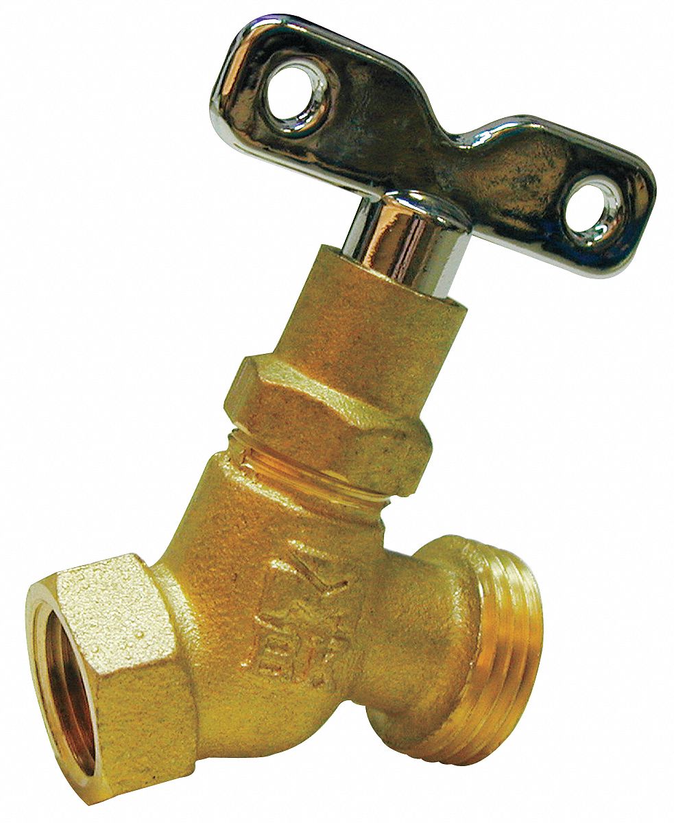 Hose Bibb, No Kink, Loose Key, 1/2 FPT