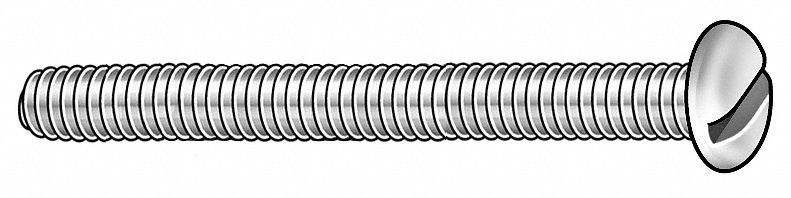 Machine Scr, Pan, 8-32, 1/2 L, PK50
