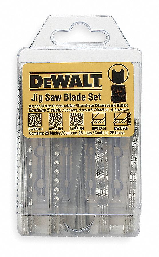 Jigsaw Blade Set, Bimetal, U-Shank, PK 15