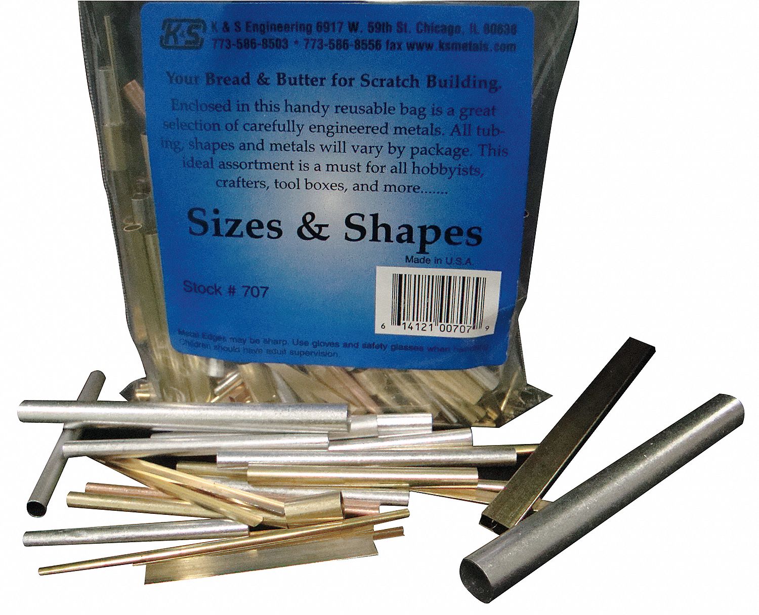 Metal Asst, Cut-Offs, Various Sizes/Shapes