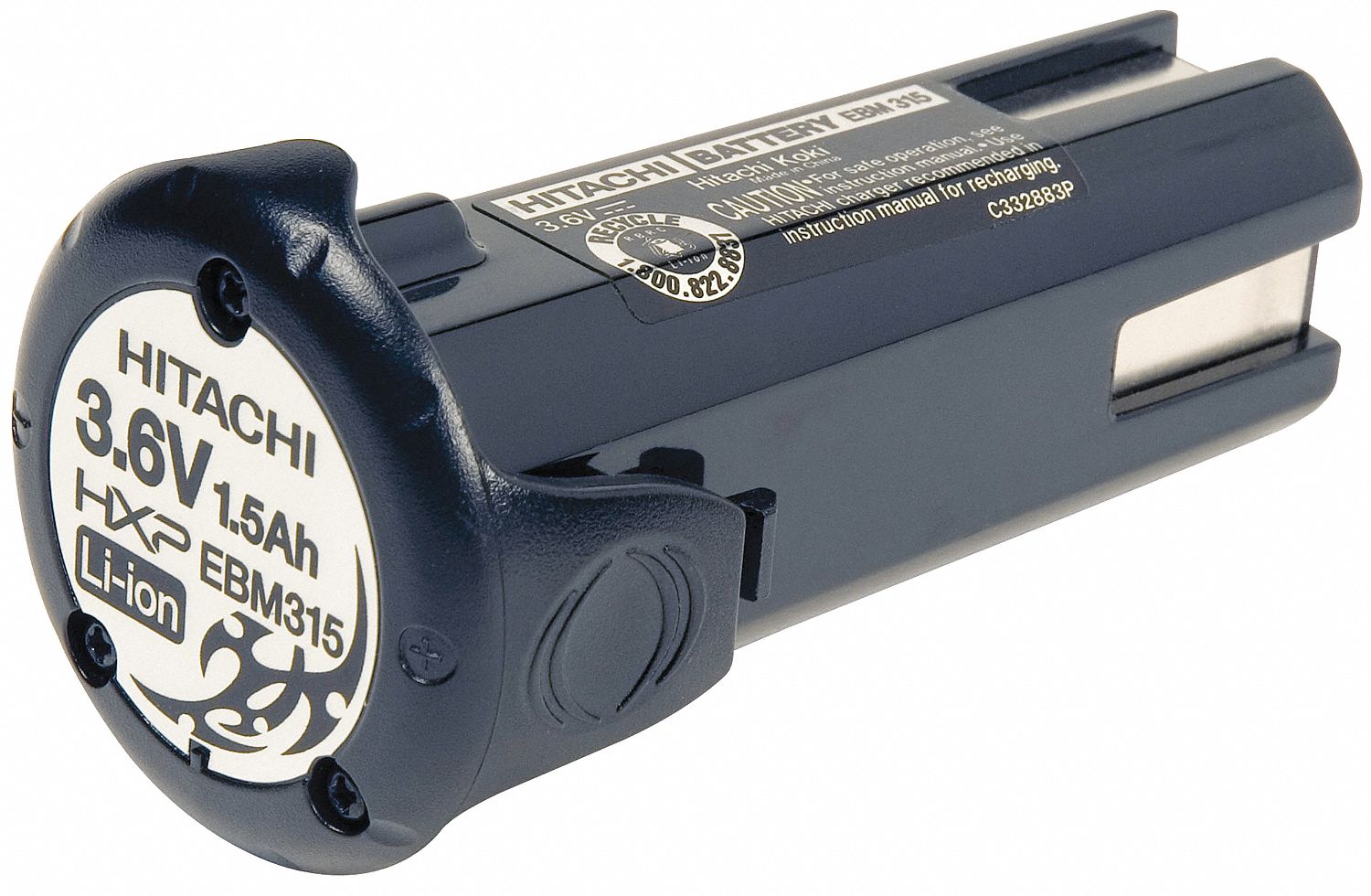 Battery Pack, 3.6V, Li-Ion, 1.5A/hr.