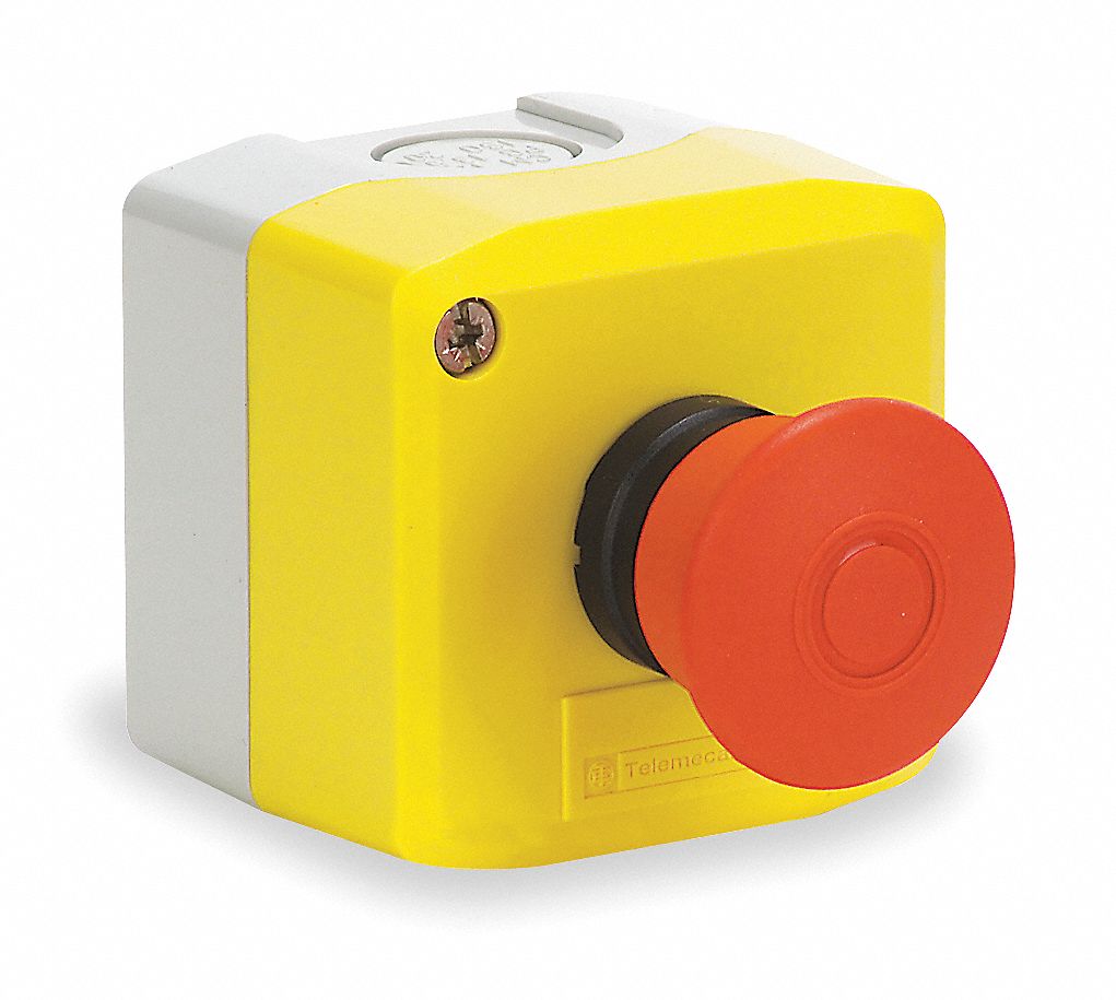 Control Station, Red, Push/Pull, NC