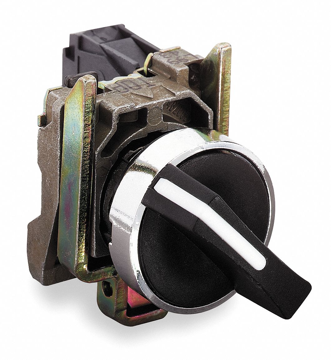 Selector Switch, 2 Pos, Maintained