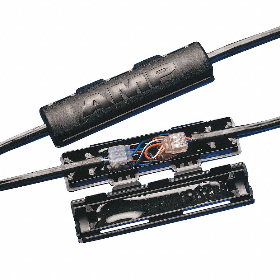 Phone Splice Kit, 6 Pair, 60V, Black