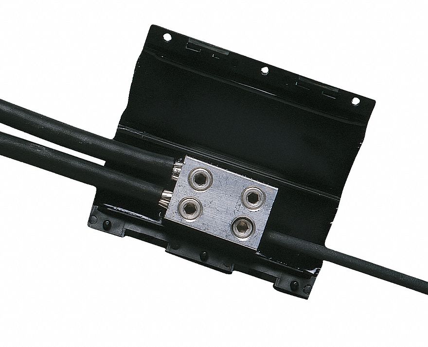 Splice, 14 to 2/0 AWG, 1000V, Black