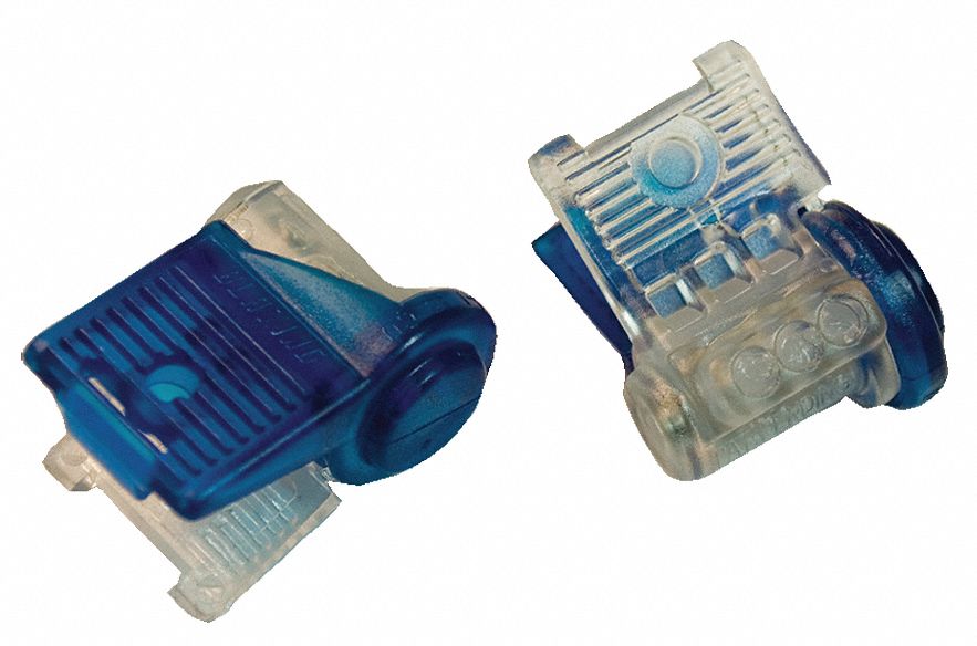 Wire Connector, Water Resistant, Blue, Pk3