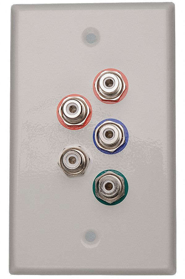 Display Extender Receiver, RCA, Wall Plate