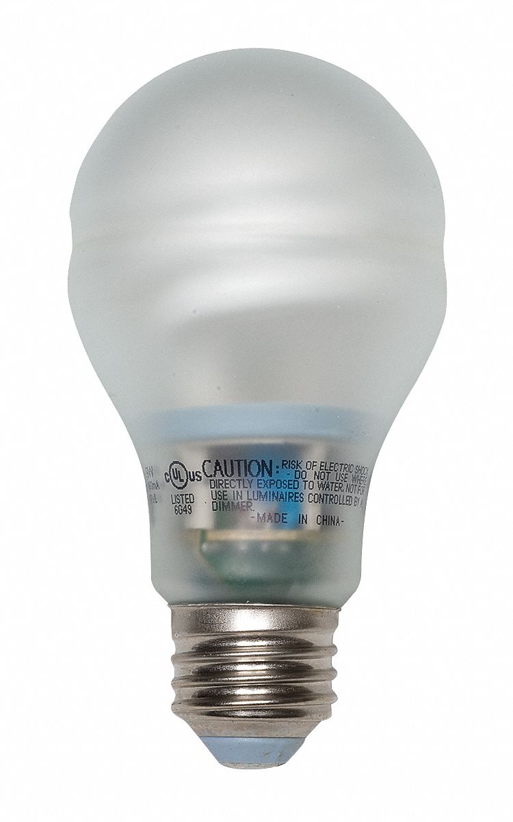 Screw-In CFL, 15W, A19, Medium
