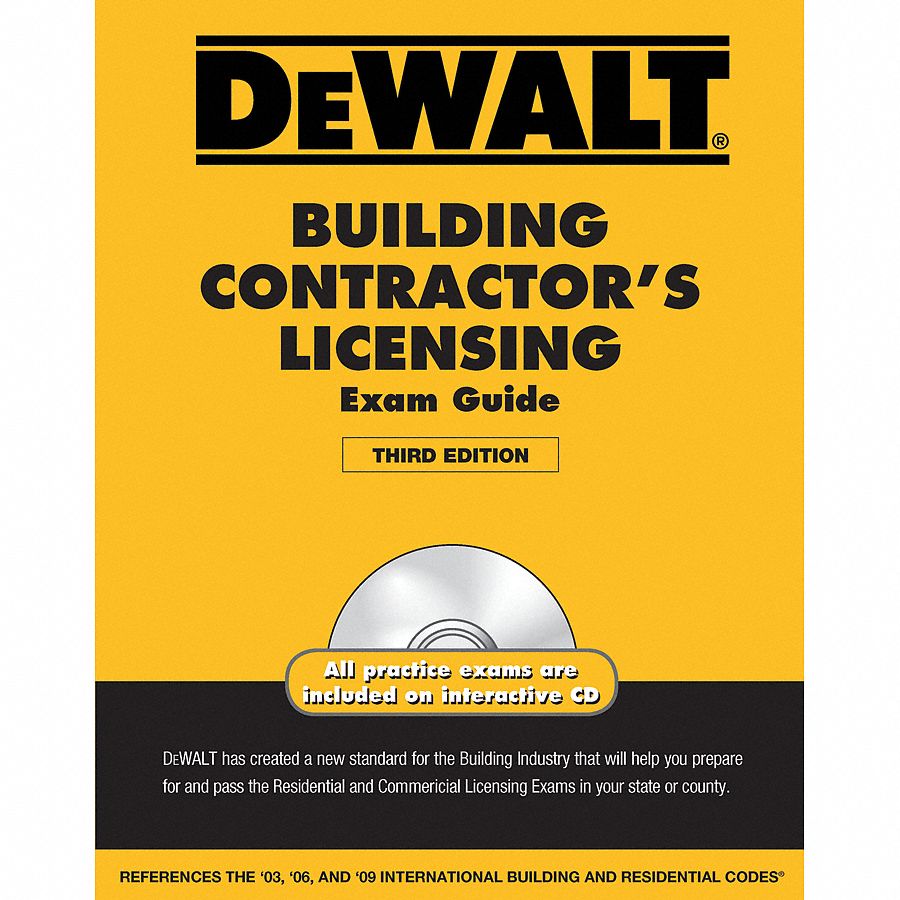 DEWALT Bldg Contrctrs Lic Exam Gd 3rd Ed