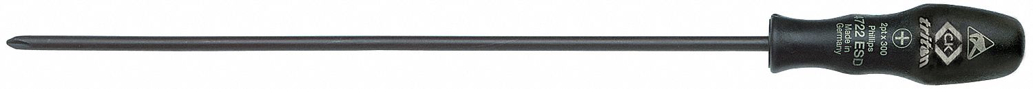 ESD Screwdriver Phillips, #2, 12 In