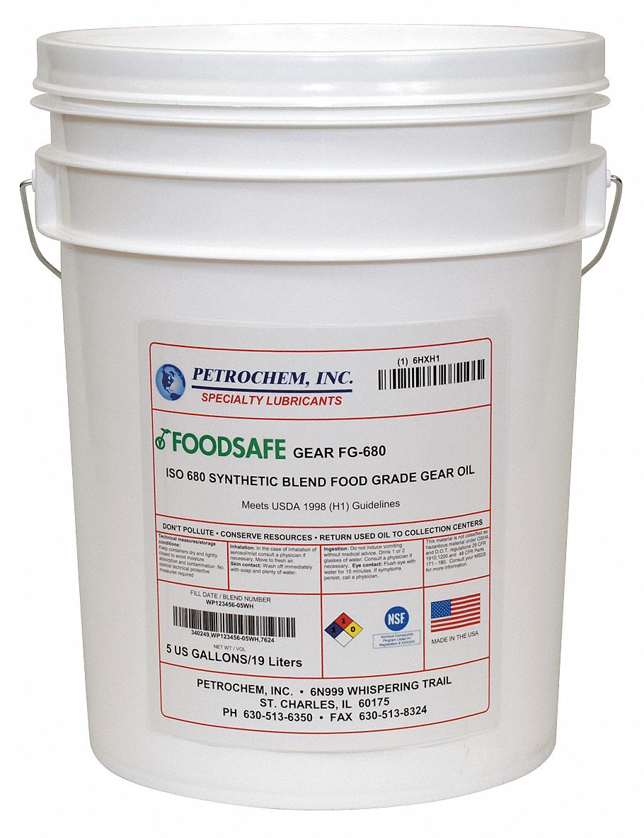 Food Grade SemiSyn Gear Oil ISO 680