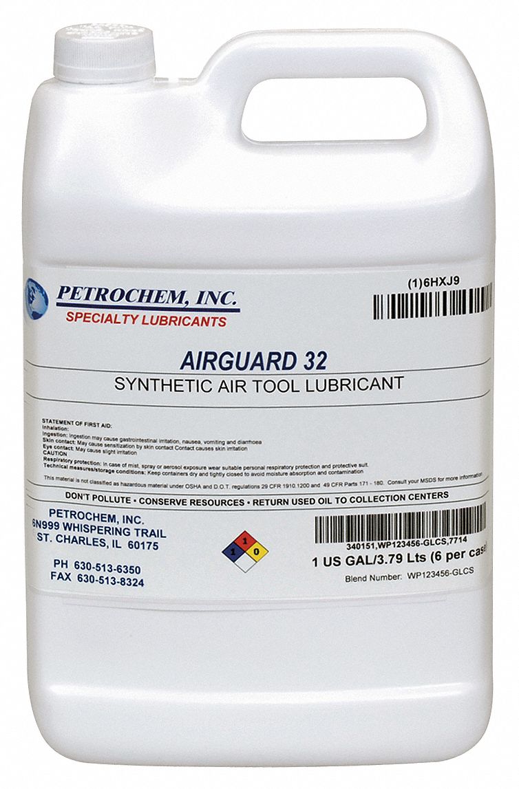 Syn Air Tool Lube, Food Grade, 1gal, ISO 32