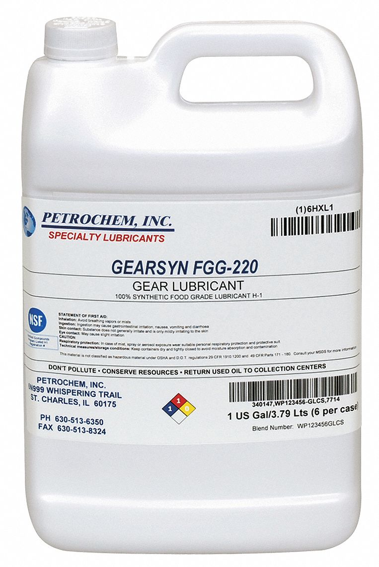 Food Grade Synthetic Gear Oil ISO 220
