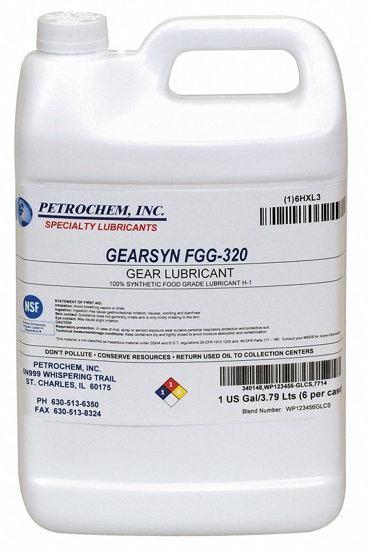 Food Grade Synthetic Gear Oil ISO 320