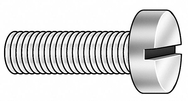 Mach Scr, Cheese, M3x0.50x6 L, PK 100