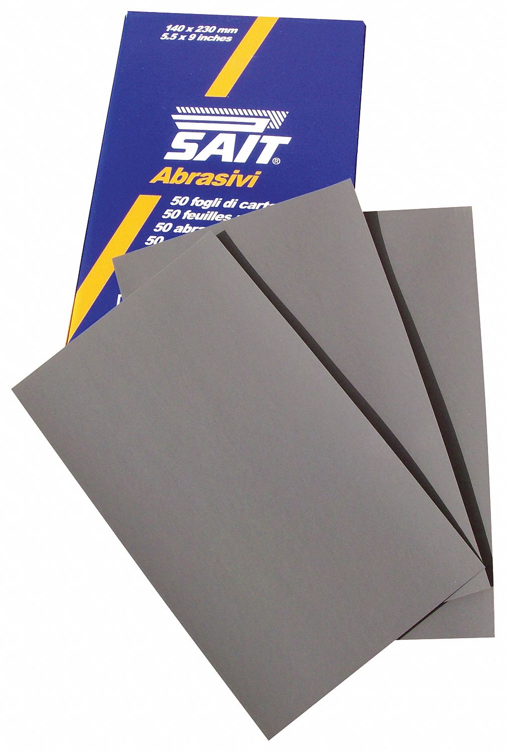 Sanding Sheet, 9x5-1/2 In, 1500 G, SC, PK50