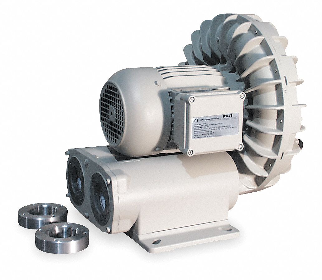 Regenerative Blower, 0.75 HP, 28 CFM