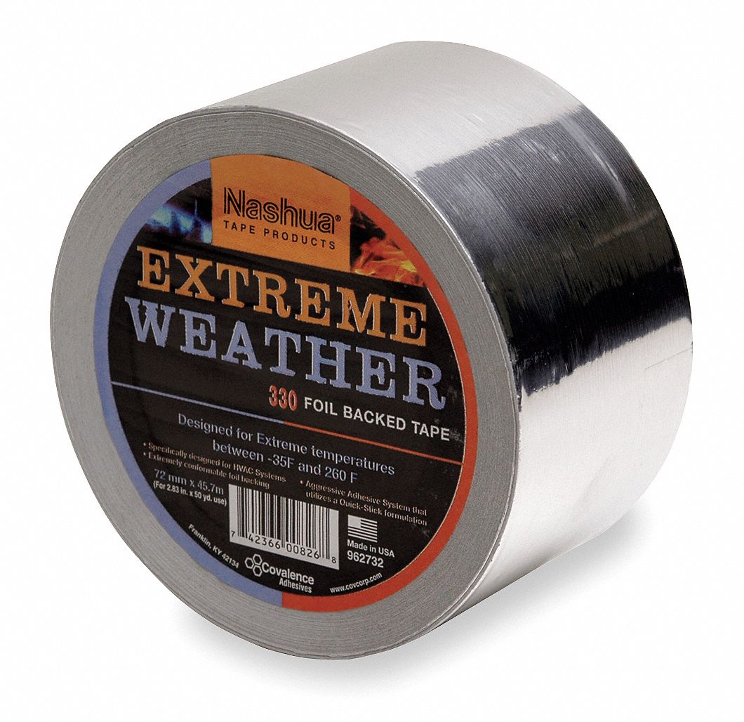 All Weather Foil Tape, 72mm x 46m, Silver