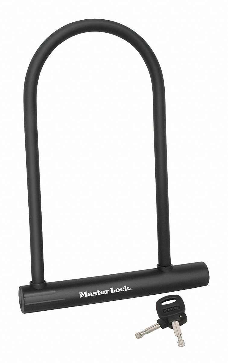 U-Lock, Steel, 4-7/8 In. W, 11 In. H