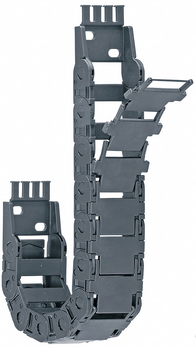 Cable Carrier, Mini, Open, OW1.42In / 36mm